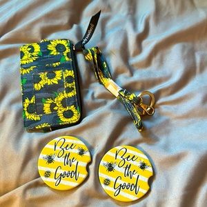 Simply Southern card holder, coaster for car, and holder